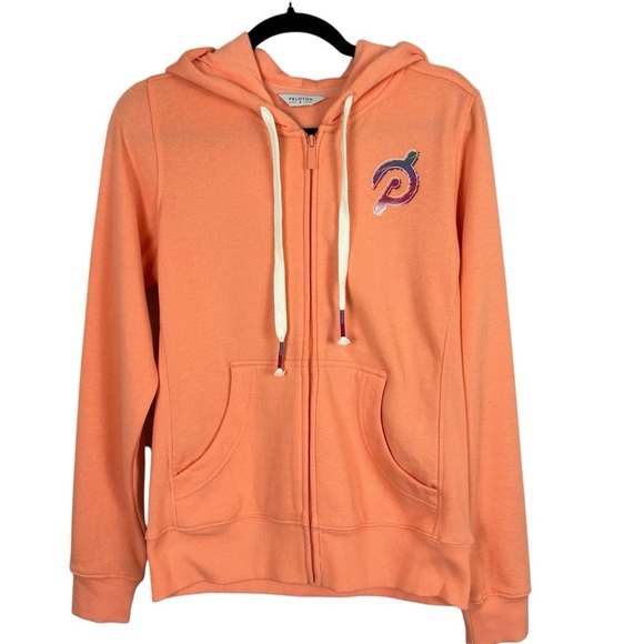 Peloton Peach Long Sleeve Hoodie Size Small - Picture 2 of 12